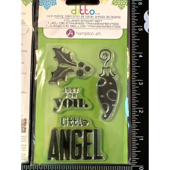 Hampton Art Ditto Clear Stamp Set "Just For You Little Angel" SC0511 - Picture 2 of 2
